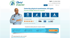 Desktop Screenshot of physicalexamcenter.com